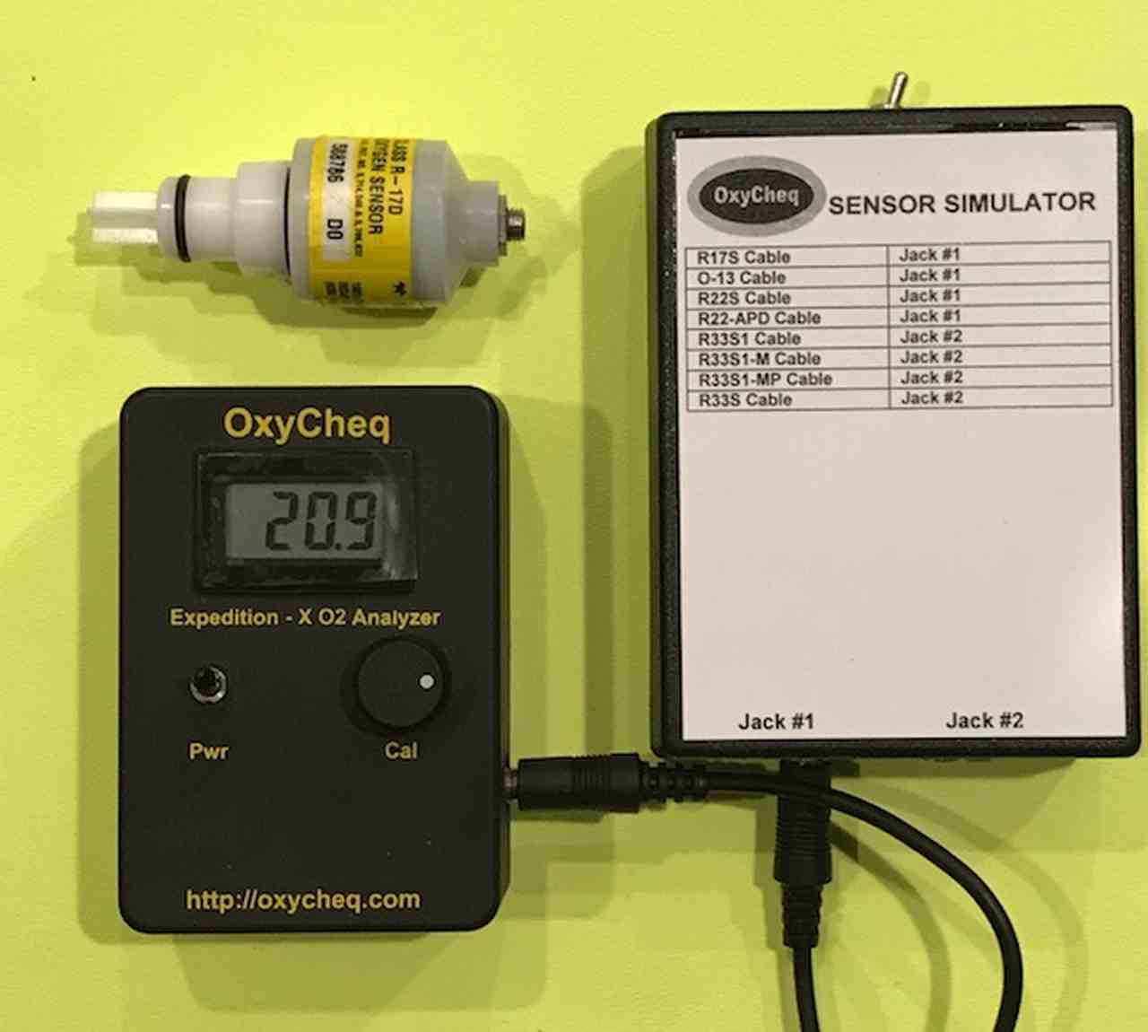 Sensor Simulator – OxyCheq